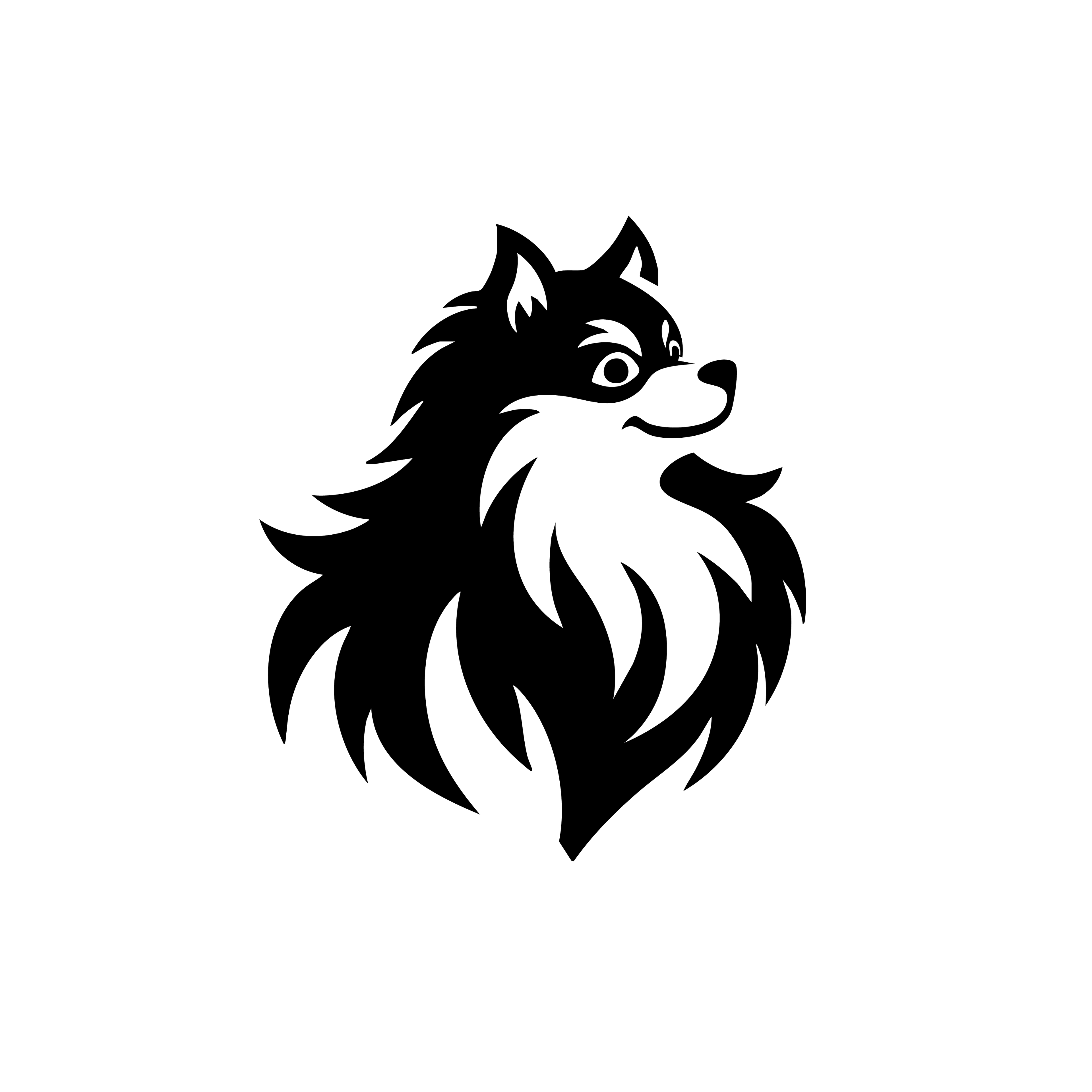 Vinyl Decal / Laptop Sticker/ Car Decal / Phone Sticker Pomeranian