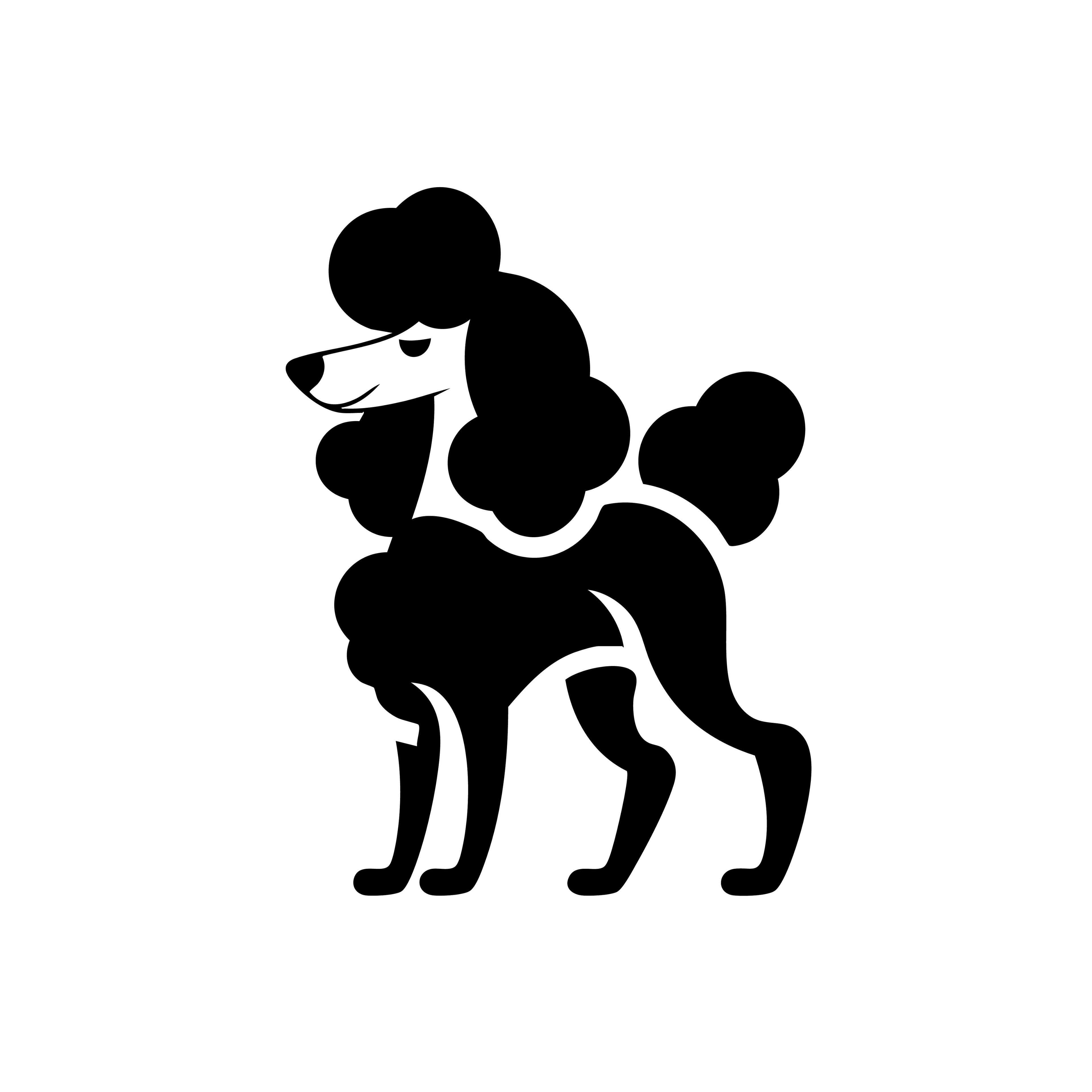 Vinyl Decal / Laptop Sticker/ Car Decal / Phone Sticker Poodle