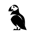 Vinyl Decal / Laptop Sticker/ Car Decal / Phone Sticker Puffin