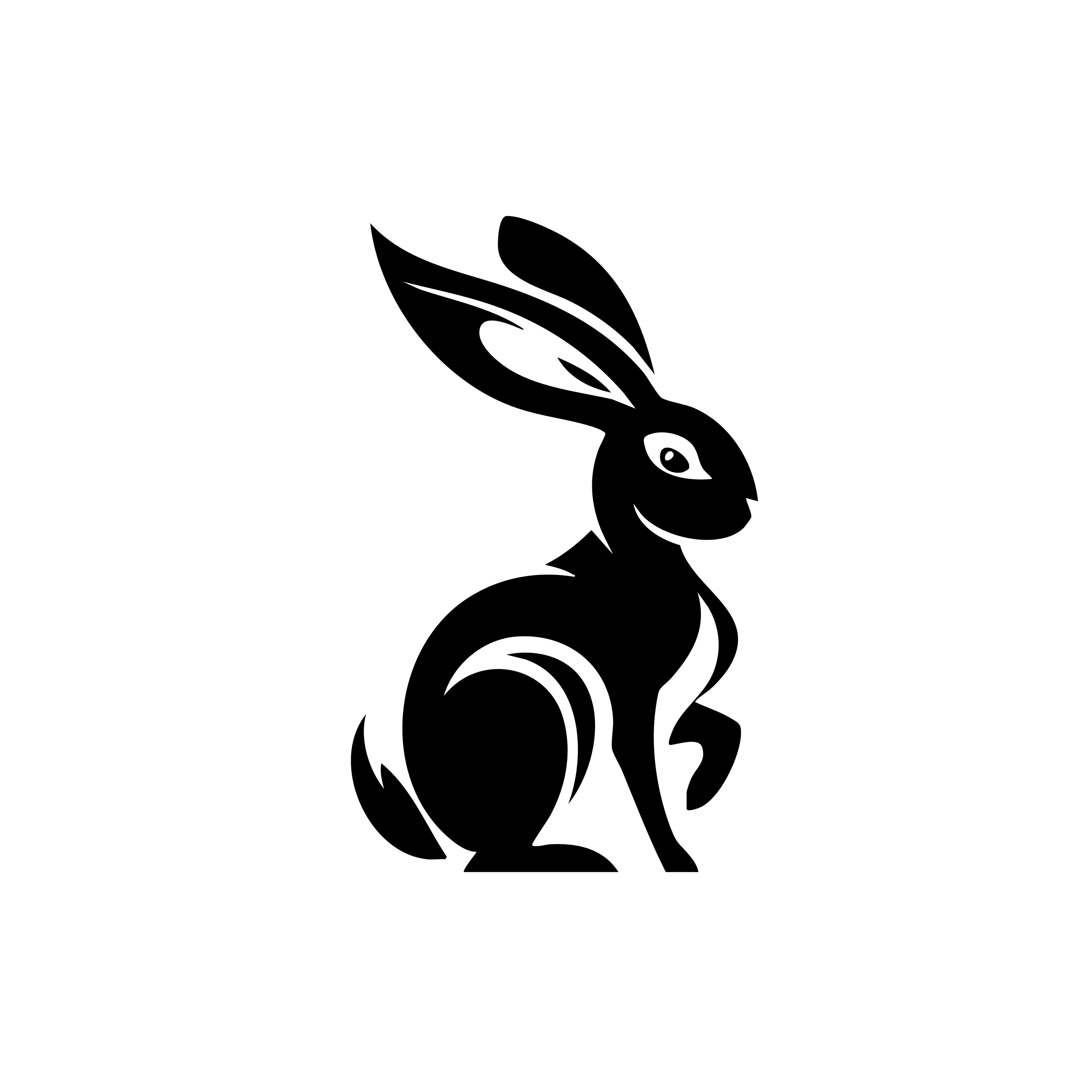 Vinyl Decal / Laptop Sticker/ Car Decal / Phone Sticker Rabbit