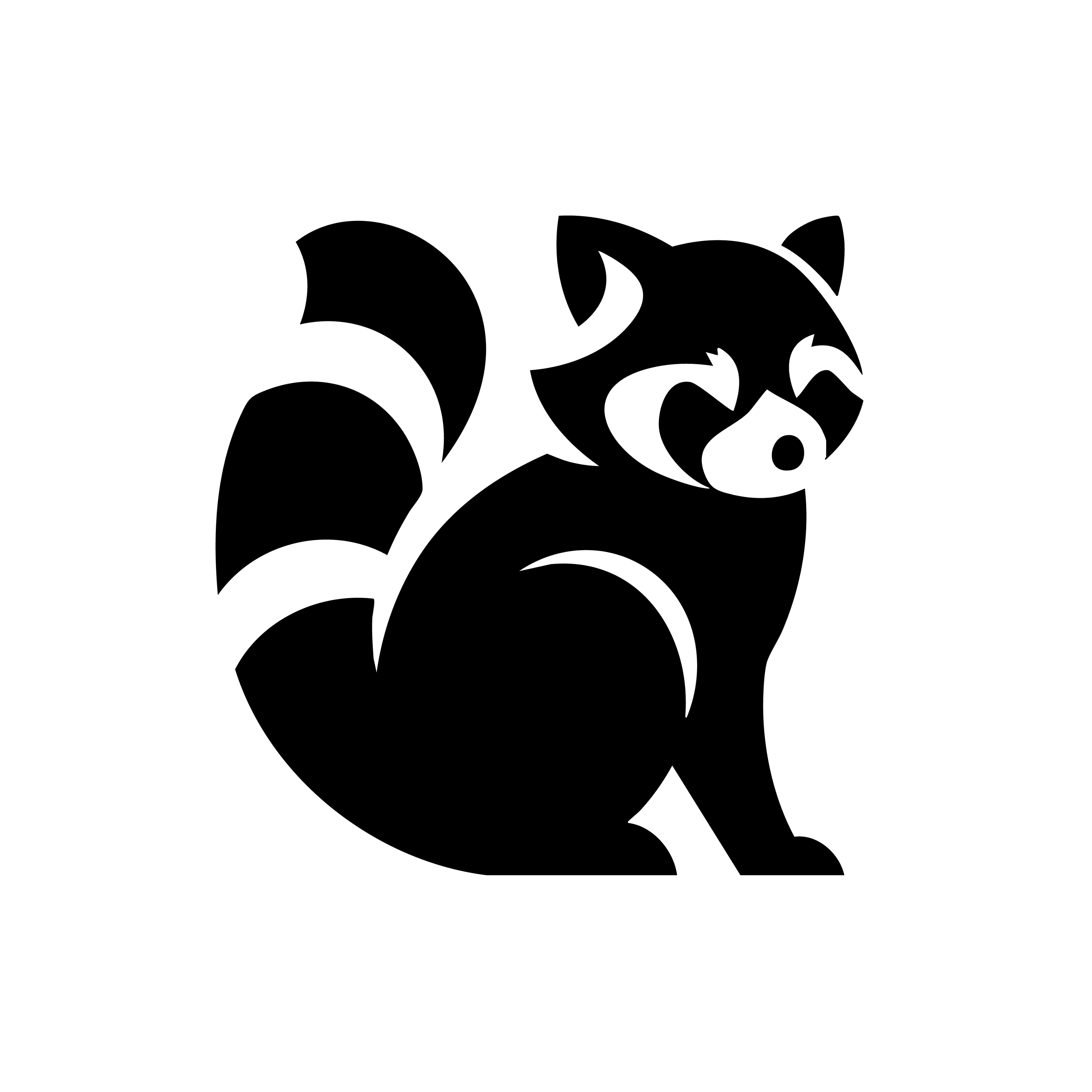 Vinyl Decal / Laptop Sticker/ Car Decal / Phone Sticker Red Panda