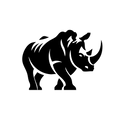 Vinyl Decal / Laptop Sticker/ Car Decal / Phone Sticker Rhino Rhinoceros