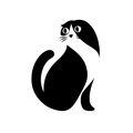 Vinyl Decal / Laptop Sticker/ Car Decal / Phone Sticker Scottish Fold Cat