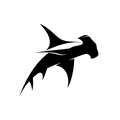 Vinyl Decal / Laptop Sticker/ Car Decal / Phone Sticker  Hammerhead Shark