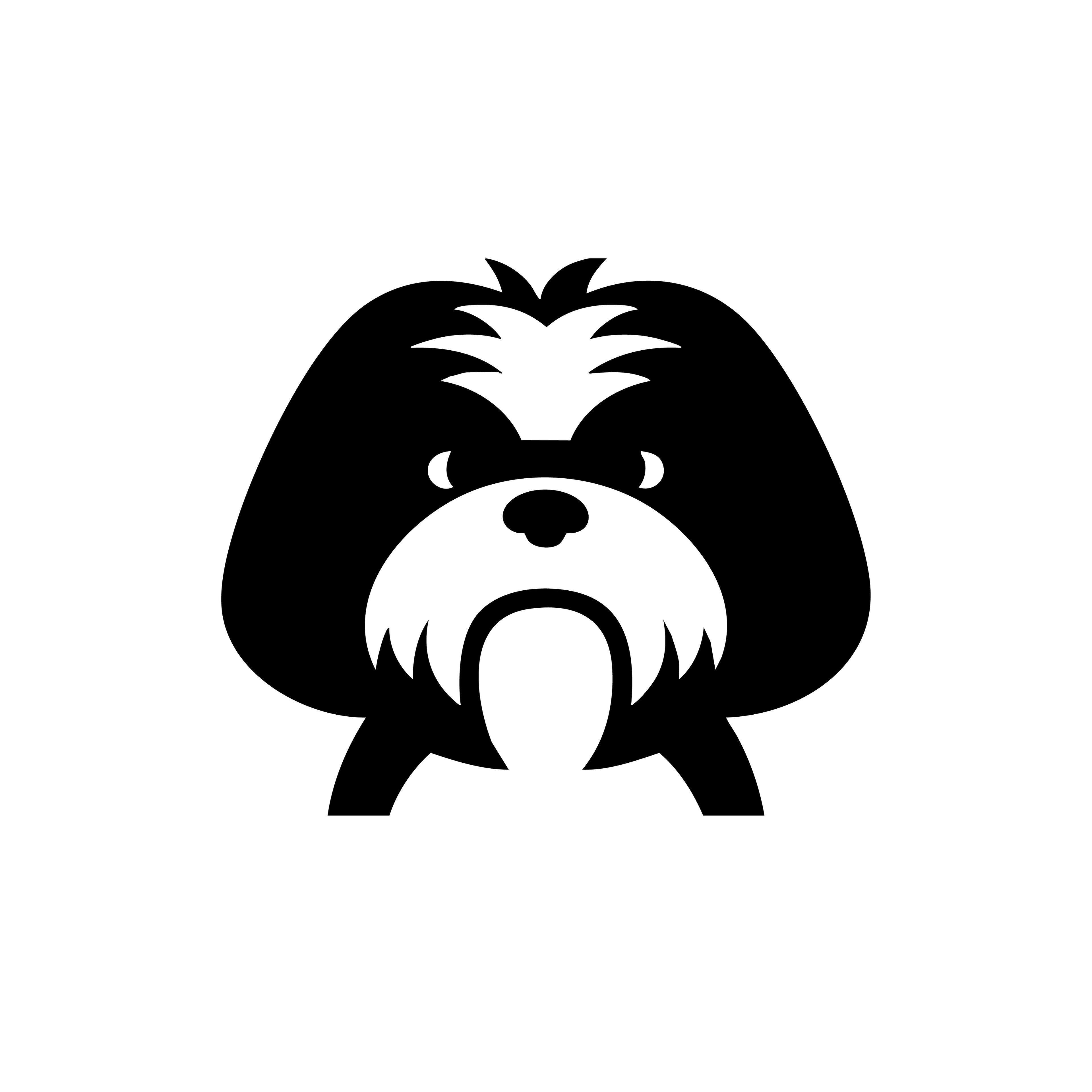 Vinyl Decal / Laptop Sticker/ Car Decal / Phone Sticker Shih Tzu