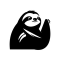 Vinyl Decal / Laptop Sticker/ Car Decal / Phone Sticker Sloth
