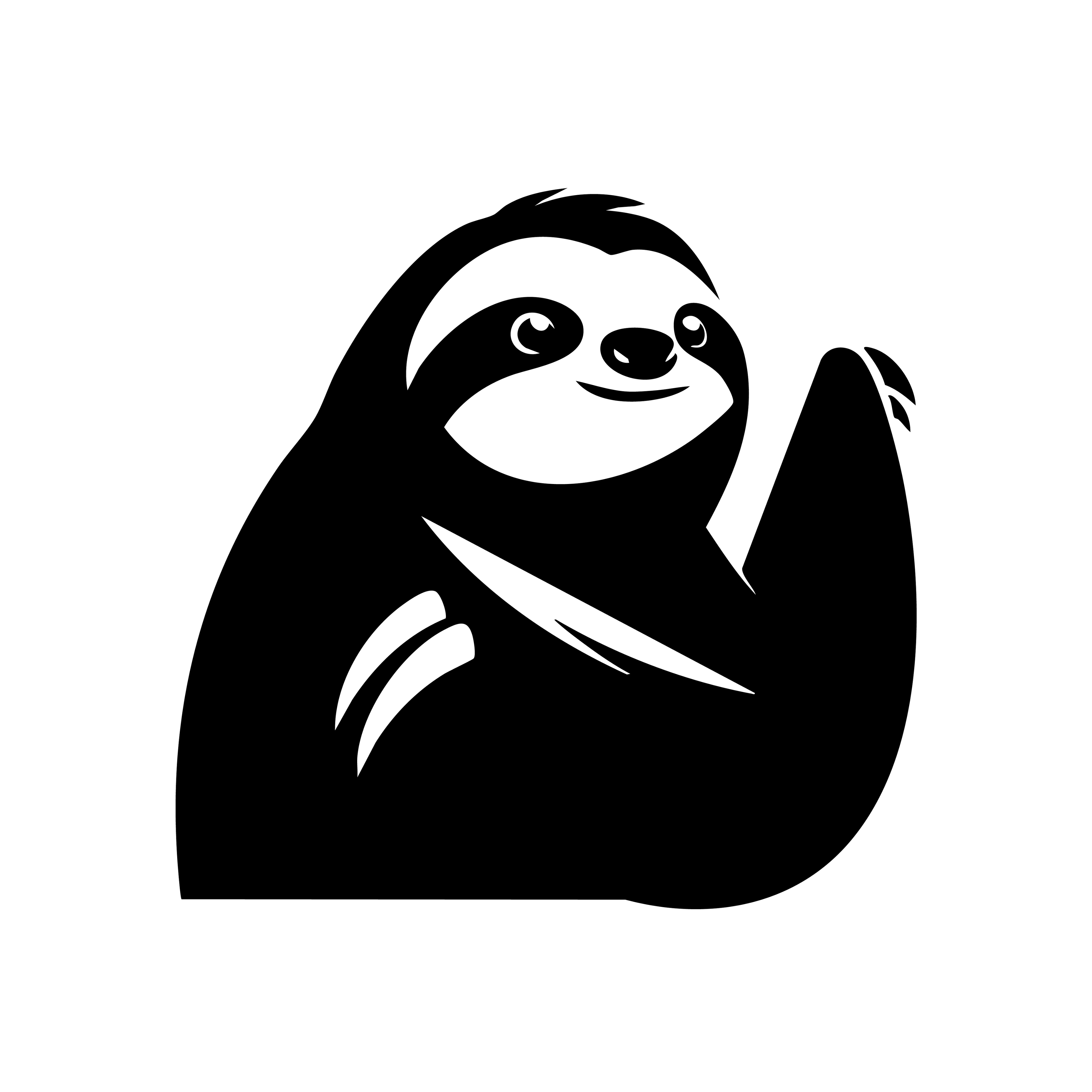 Vinyl Decal / Laptop Sticker/ Car Decal / Phone Sticker Sloth