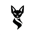 Vinyl Decal / Laptop Sticker/ Car Decal / Phone Sticker Sphynx