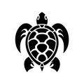 Vinyl Decal / Laptop Sticker/ Car Decal / Phone Sticker Sea Turtle