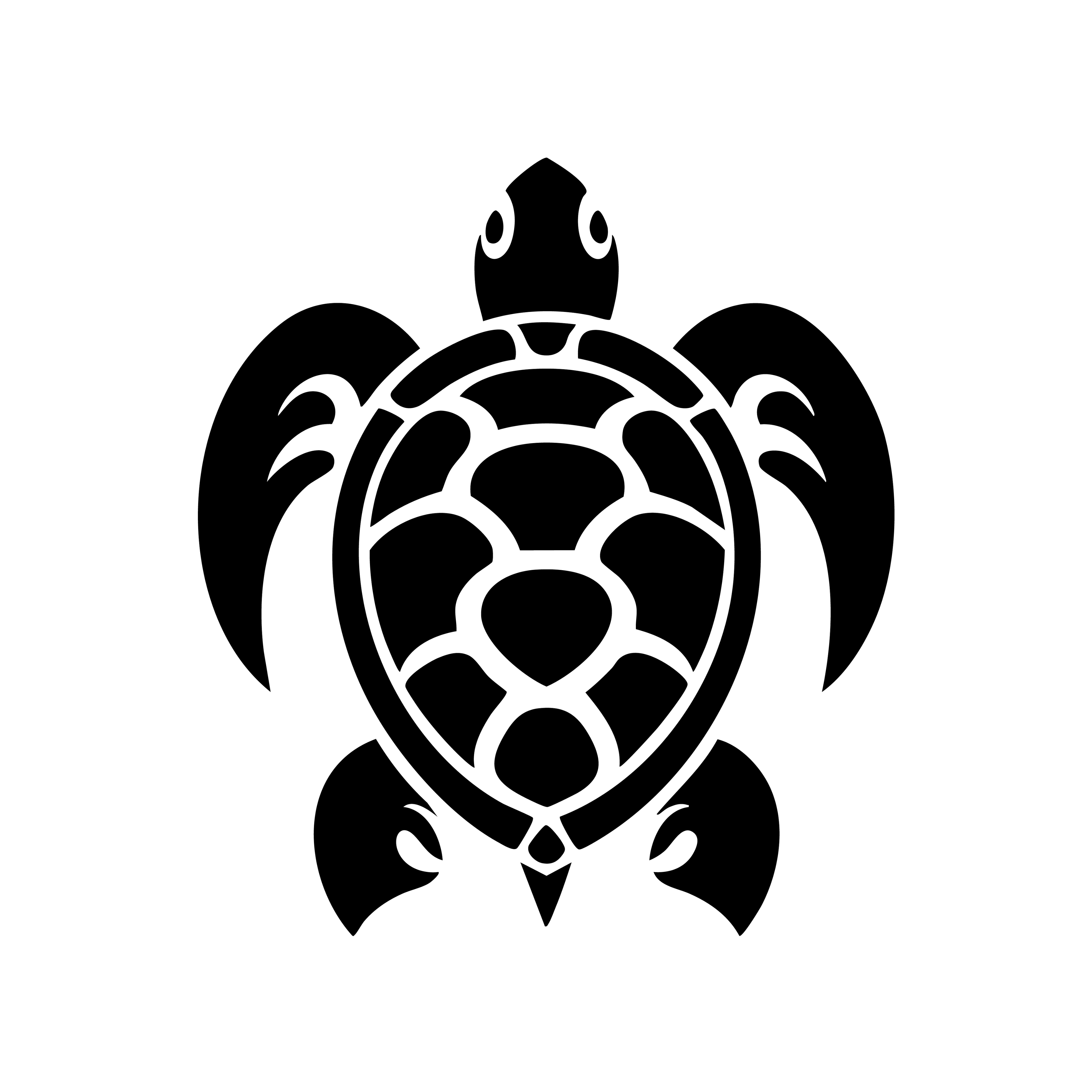 Vinyl Decal / Laptop Sticker/ Car Decal / Phone Sticker Sea Turtle