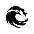 Vinyl Decal / Laptop Sticker/ Car Decal / Waves