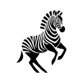 Vinyl Decal / Laptop Sticker/ Car Decal / Phone Sticker Zebra