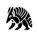 Vinyl Decal / Laptop Sticker/ Car Decal / Phone Sticker Armadillo