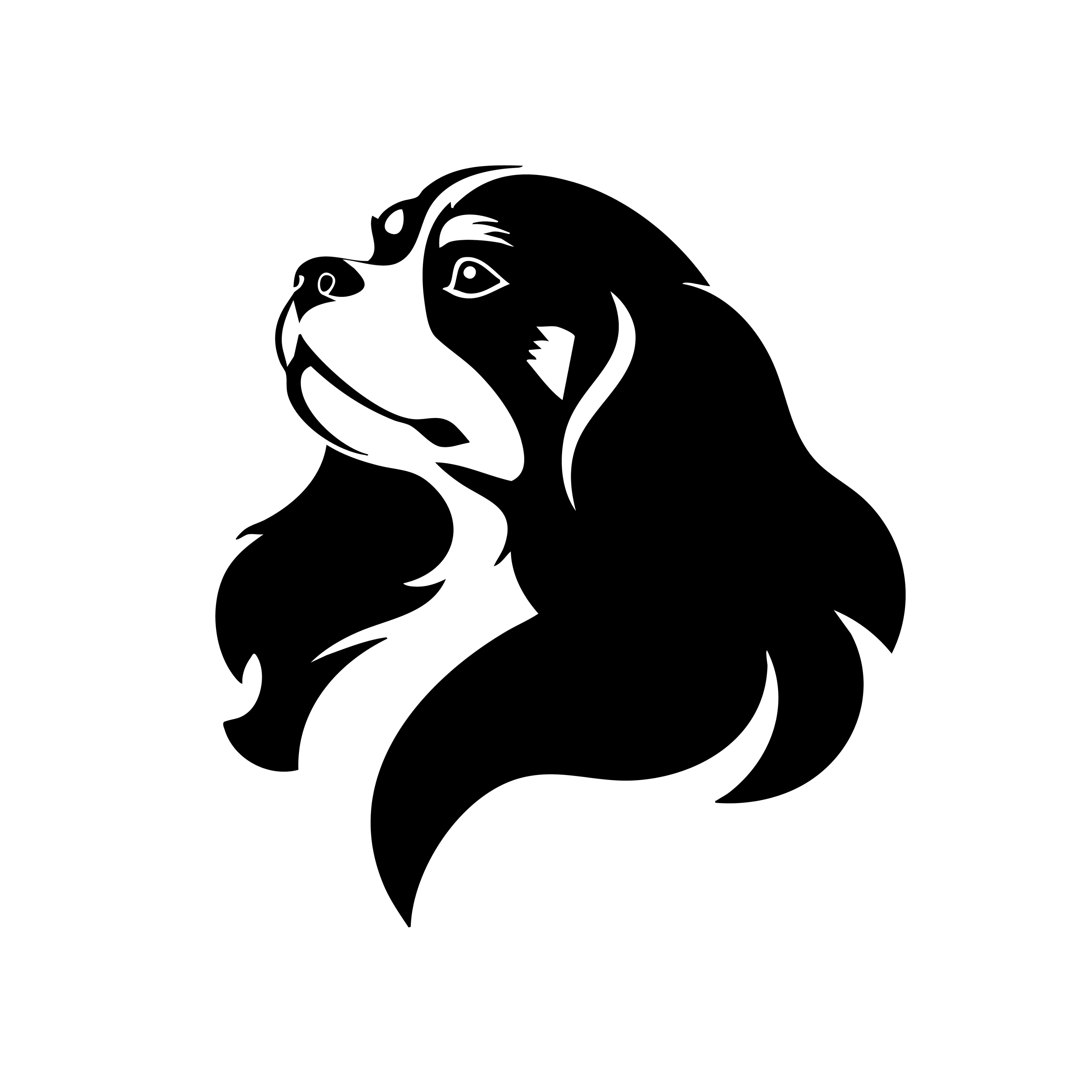 Vinyl Decal / Laptop Sticker/ Car Decal / Phone Sticker Cavalier King Charles Spaniel