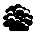 Vinyl Decal / Laptop Sticker/ Car Decal / Phone Sticker Clouds
