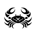 Vinyl Decal / Laptop Sticker/ Car Decal / Phone Sticker Crab