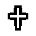 Vinyl Decal / Laptop Sticker/ Car Decal / Phone Sticker Cross