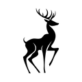 Vinyl Decal / Laptop Sticker/ Car Decal / Phone Sticker Deer