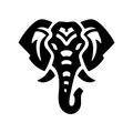 Vinyl Decal / Laptop Sticker/ Car Decal / Phone Sticker Elephant