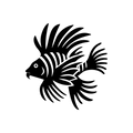 Vinyl Decal / Laptop Sticker/ Car Decal / Phone Sticker Lionfish
