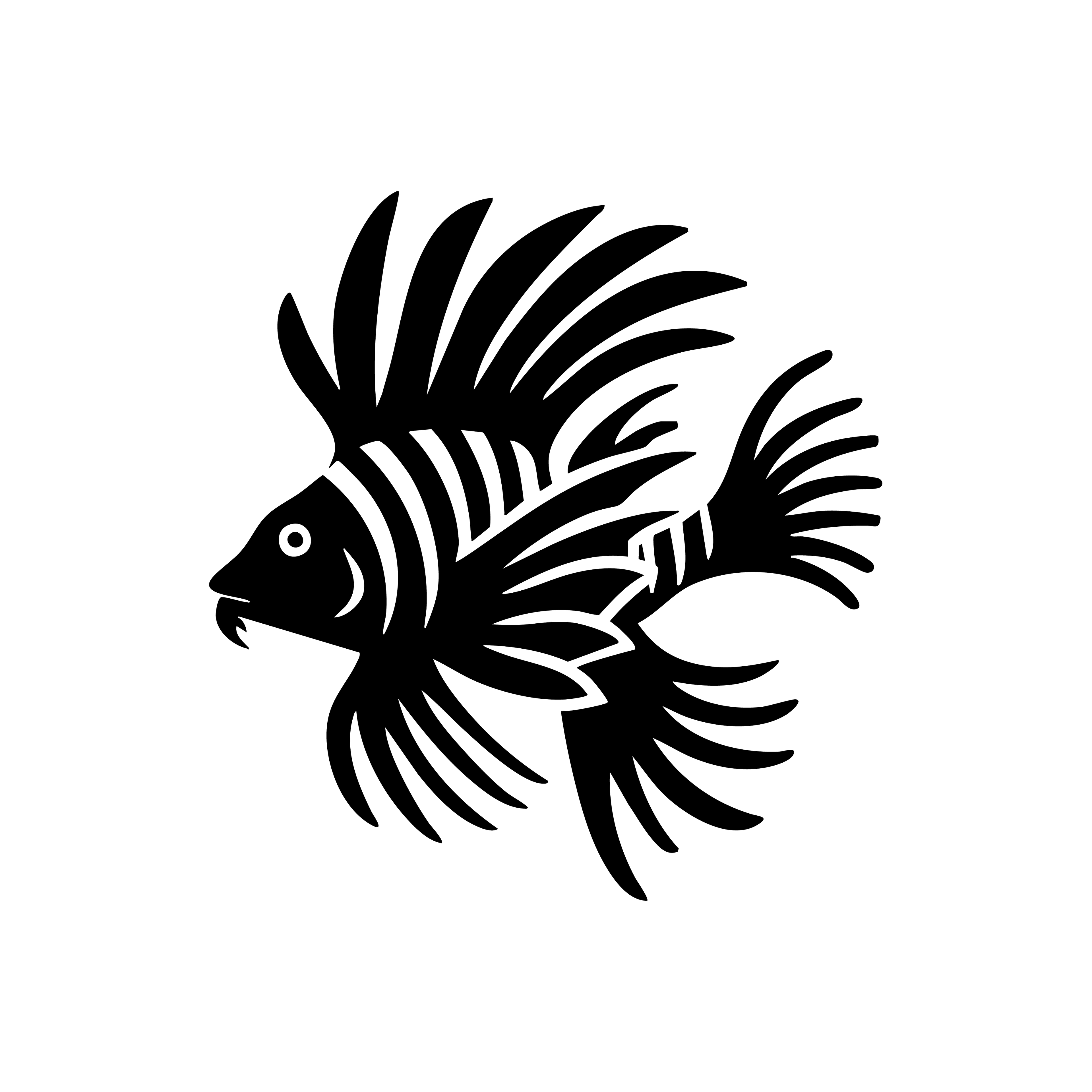 Vinyl Decal / Laptop Sticker/ Car Decal / Phone Sticker Lionfish
