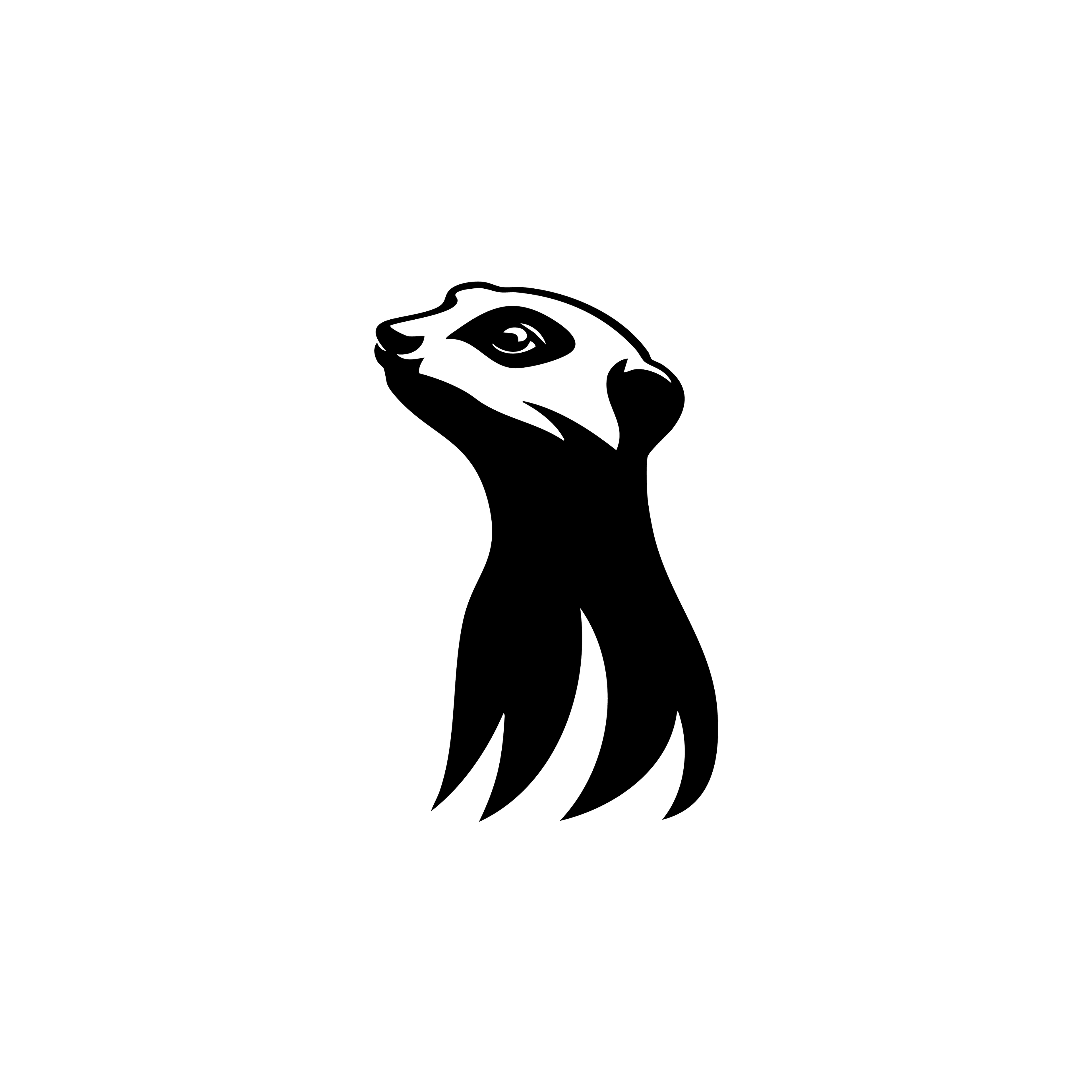 Vinyl Decal / Laptop Sticker/ Car Decal / Phone Sticker Meerkat
