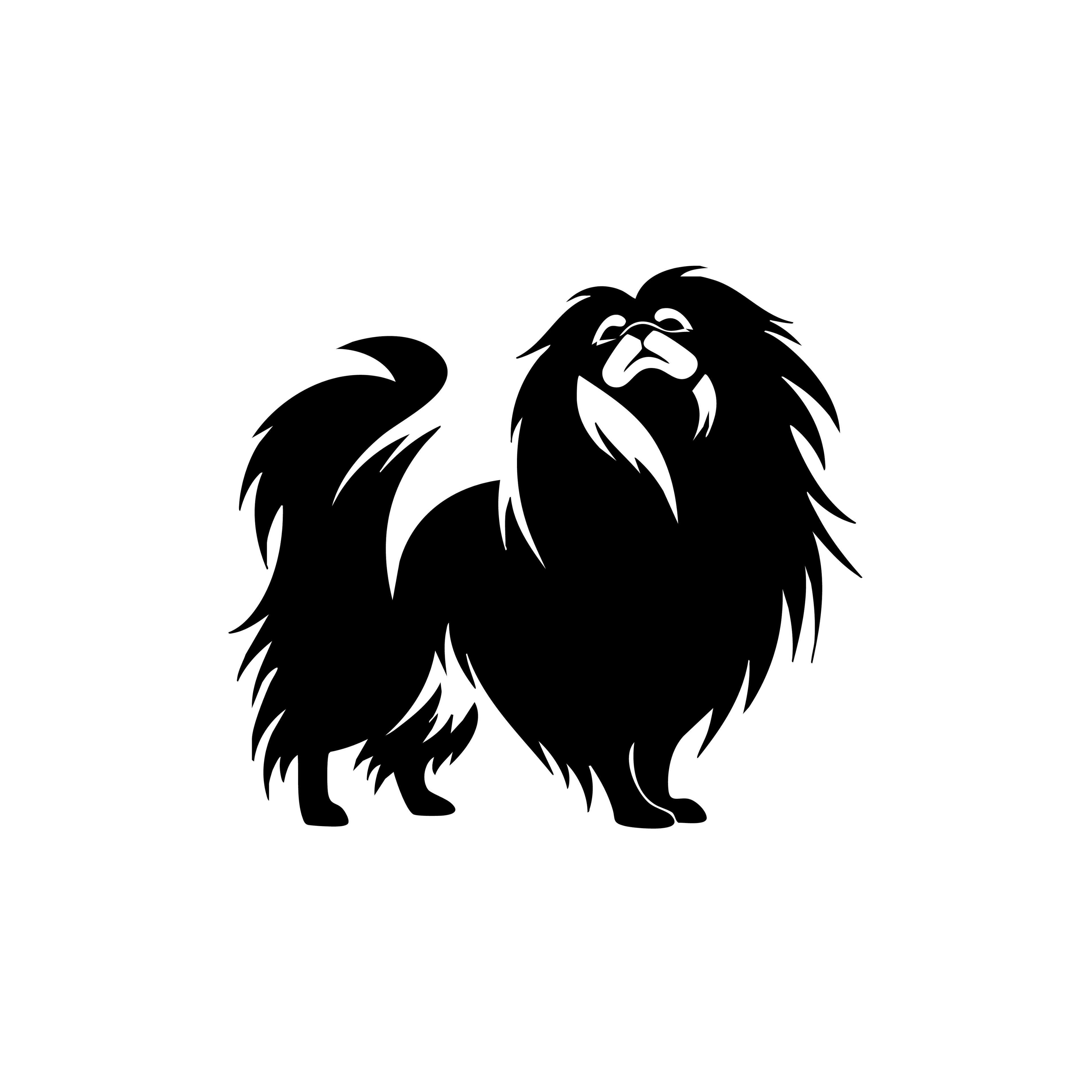 Vinyl Decal / Laptop Sticker/ Car Decal / Phone Sticker  Pekingese