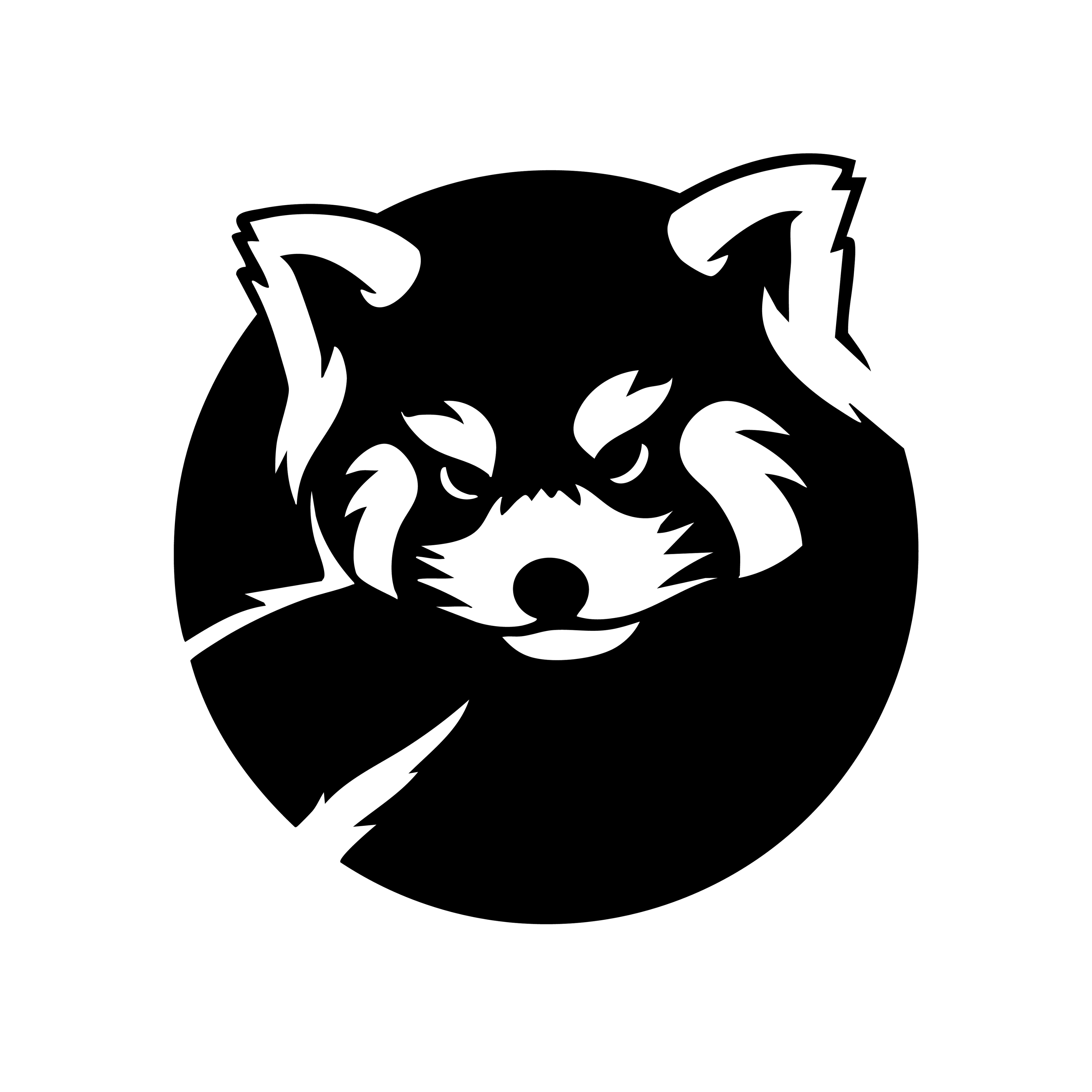 Vinyl Decal / Laptop Sticker/ Car Decal / Phone Sticker Red Panda