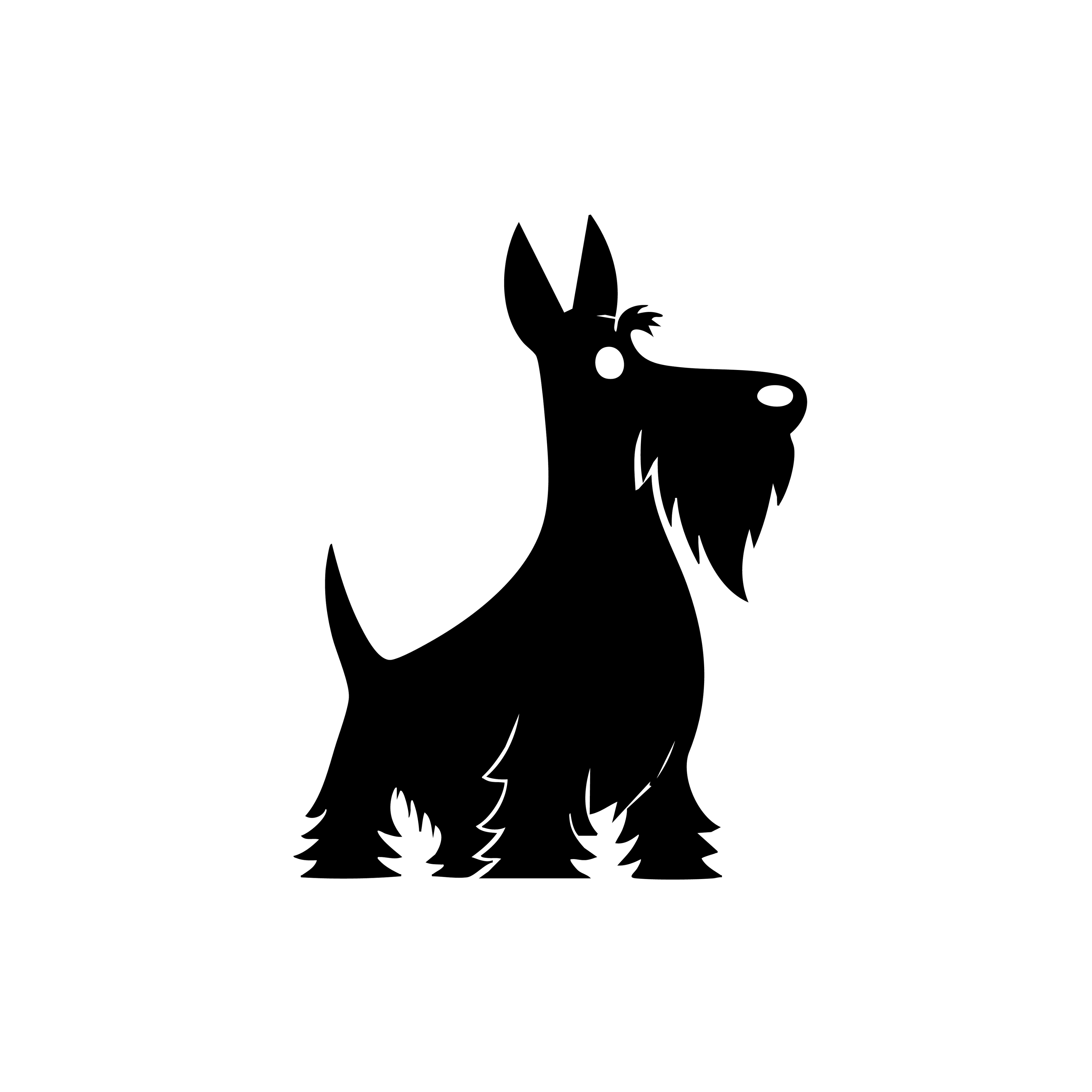 Vinyl Decal / Laptop Sticker/ Car Decal / Phone Sticker Scottish Terrier