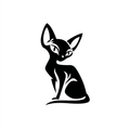 Vinyl Decal / Laptop Sticker/ Car Decal / Phone Sticker Sphynx