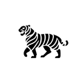 Vinyl Decal / Laptop Sticker/ Car Decal / Phone Sticker Tiger