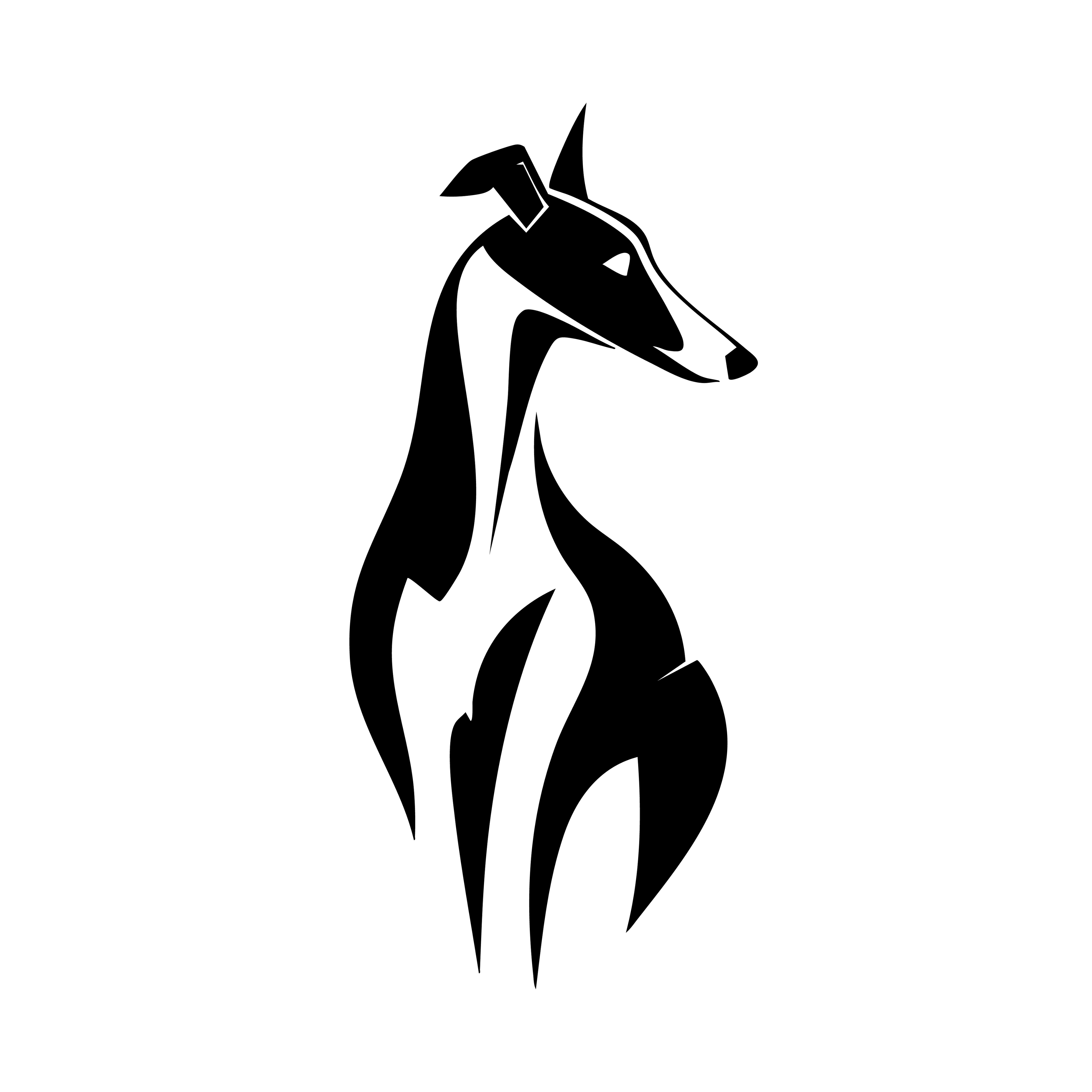 Vinyl Decal / Laptop Sticker/ Car Decal / Phone Sticker Whippet