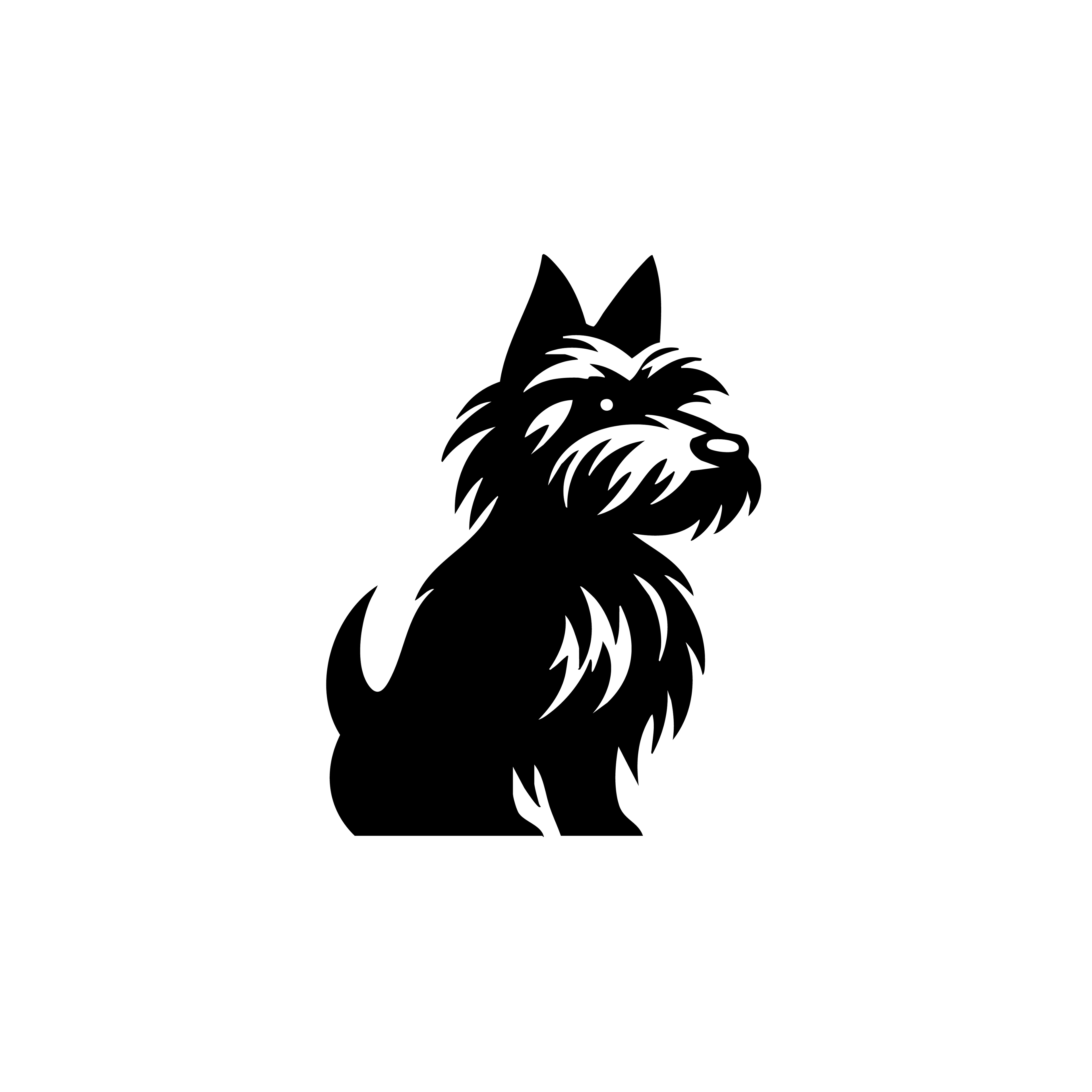 Vinyl Decal / Laptop Sticker/ Car Decal / Phone Sticker Cairn Terrier