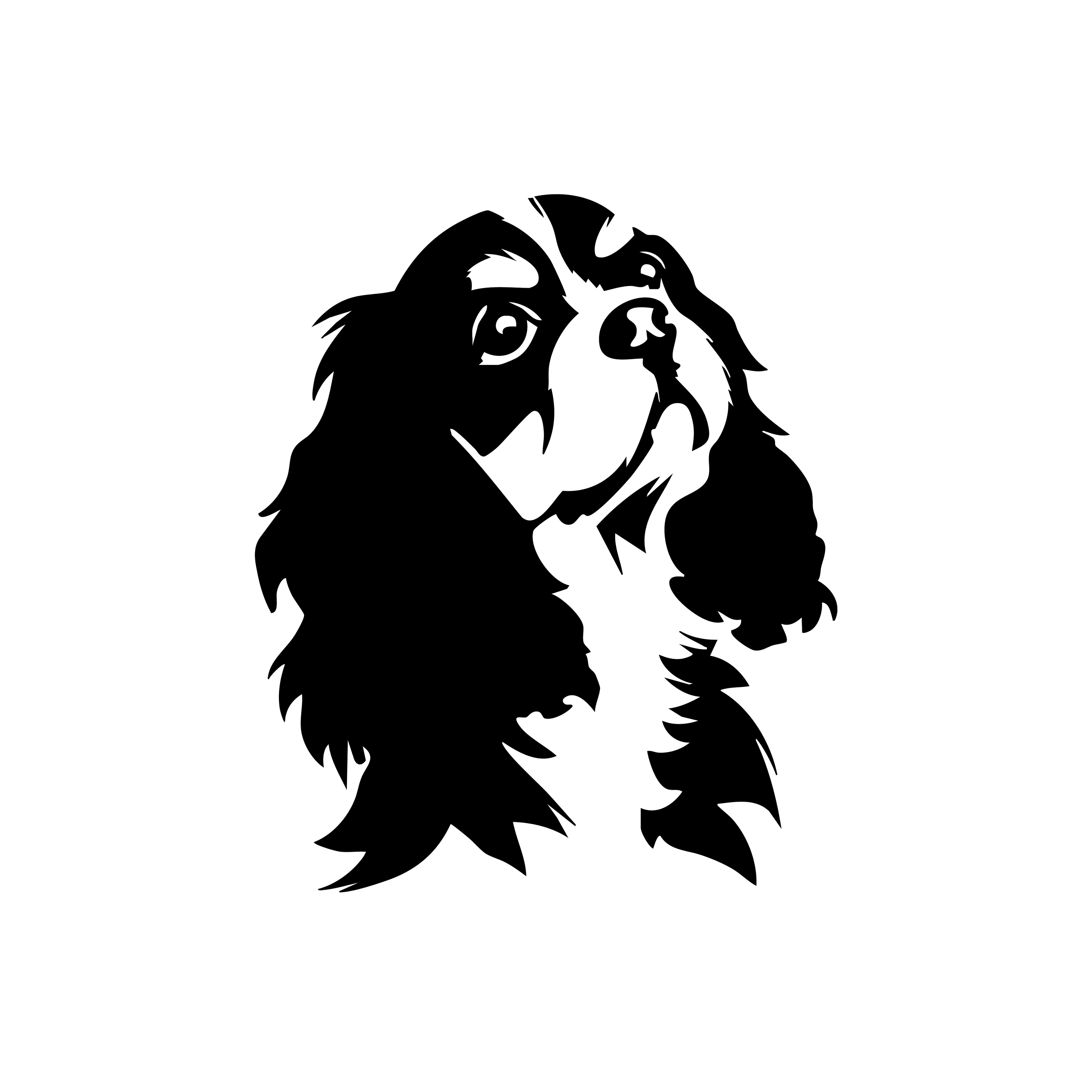 Vinyl Decal / Laptop Sticker/ Car Decal / Phone Sticker Cavalier King Charles Spaniel (Copy)