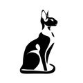 Vinyl Decal / Laptop Sticker/ Car Decal / Phone Sticker Cornish Rex Cat