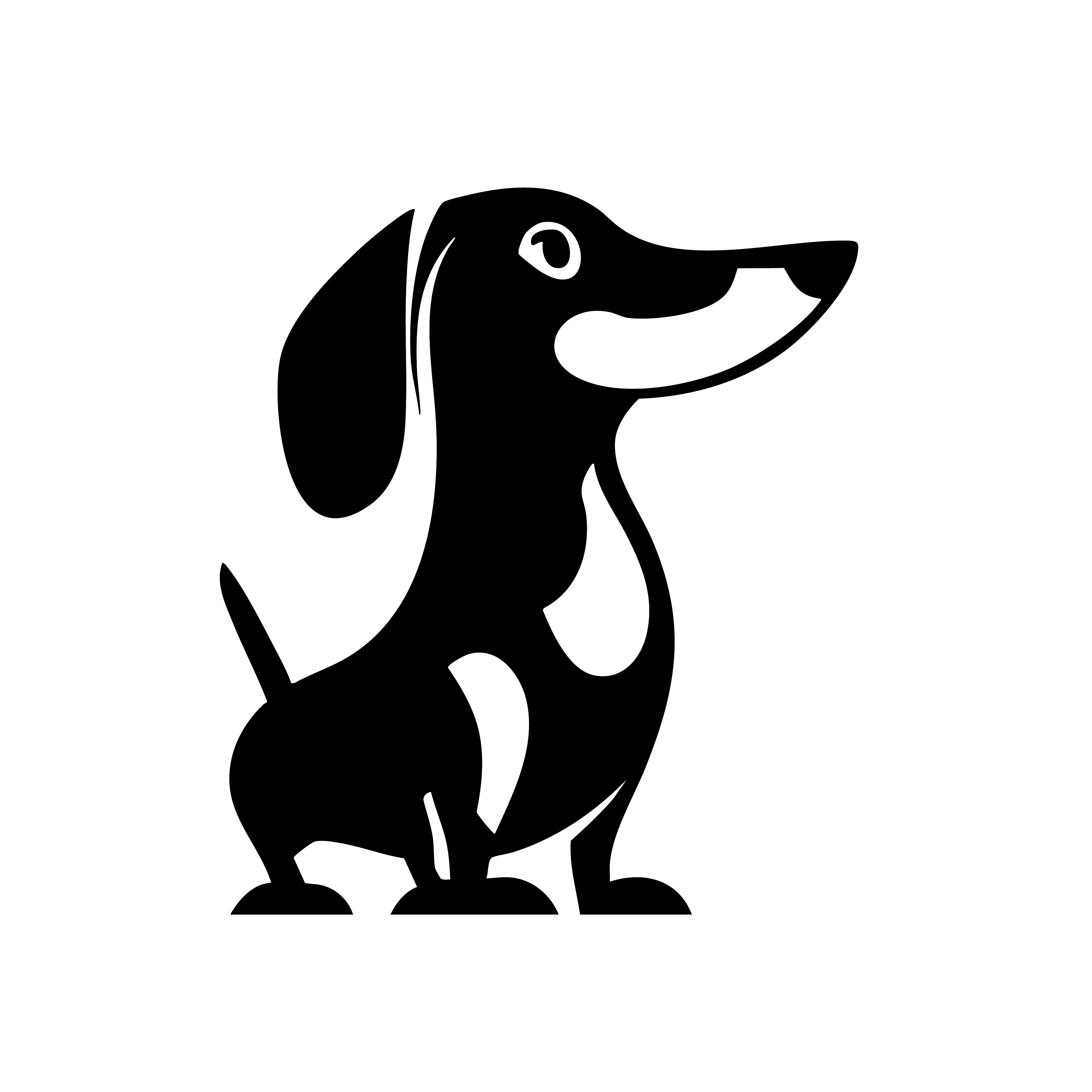 Vinyl Decal / Laptop Sticker/ Car Decal / Phone Sticker Dachshund
