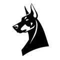 Vinyl Decal / Laptop Sticker/ Car Decal / Phone Sticker Doberman Pinscher
