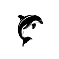 Vinyl Decal / Laptop Sticker/ Car Decal / Phone Sticker Dolphin