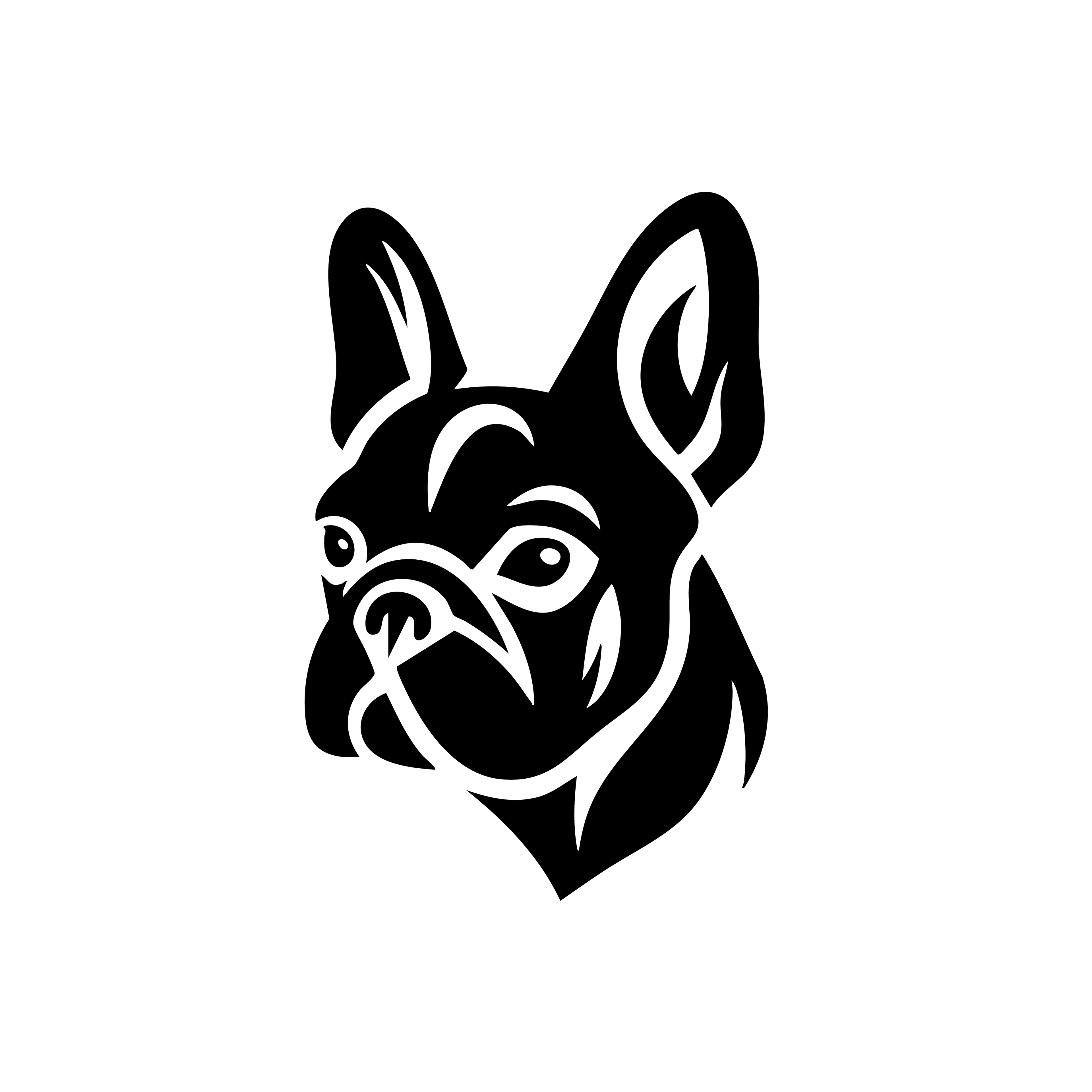 Vinyl Decal / Laptop Sticker/ Car Decal / Phone Sticker French Bulldog