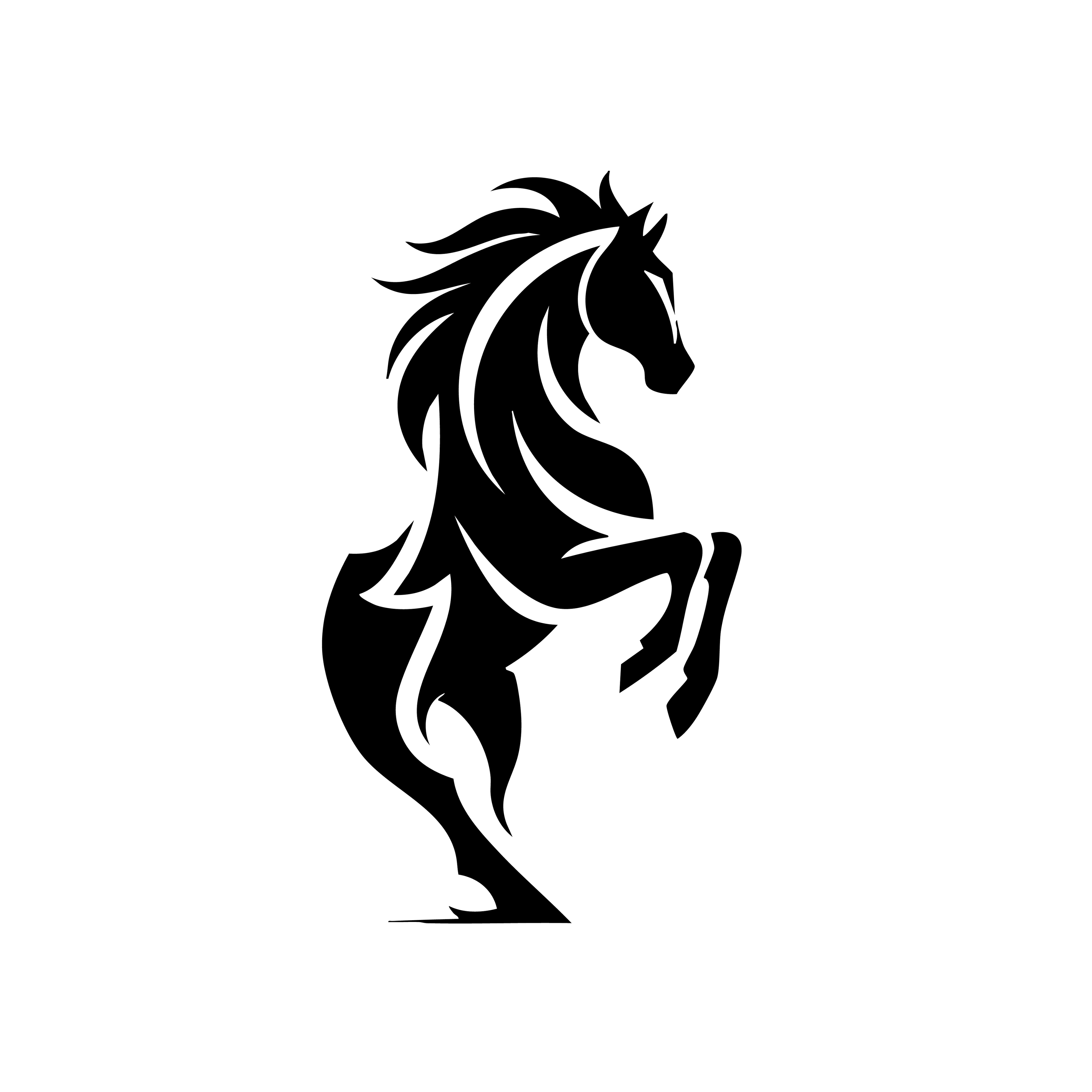 Vinyl Decal / Laptop Sticker/ Car Decal / Phone Sticker Horse