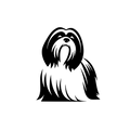 Vinyl Decal / Laptop Sticker/ Car Decal / Phone Sticker Lhasa Apso