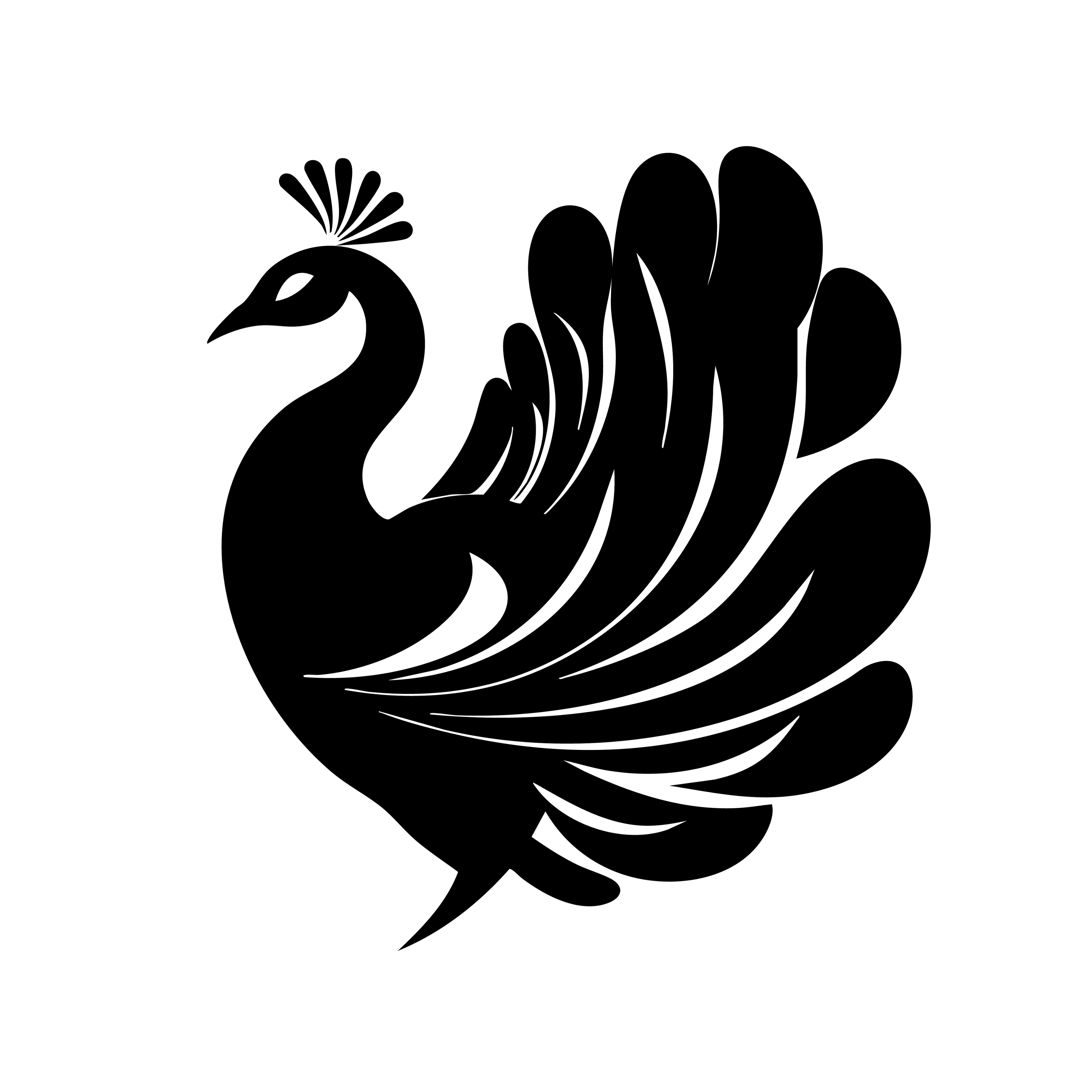 Vinyl Decal / Laptop Sticker/ Car Decal / Phone Sticker Peacock