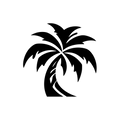 Vinyl Decal / Laptop Sticker/ Car Decal / Phone Sticker Palmtree