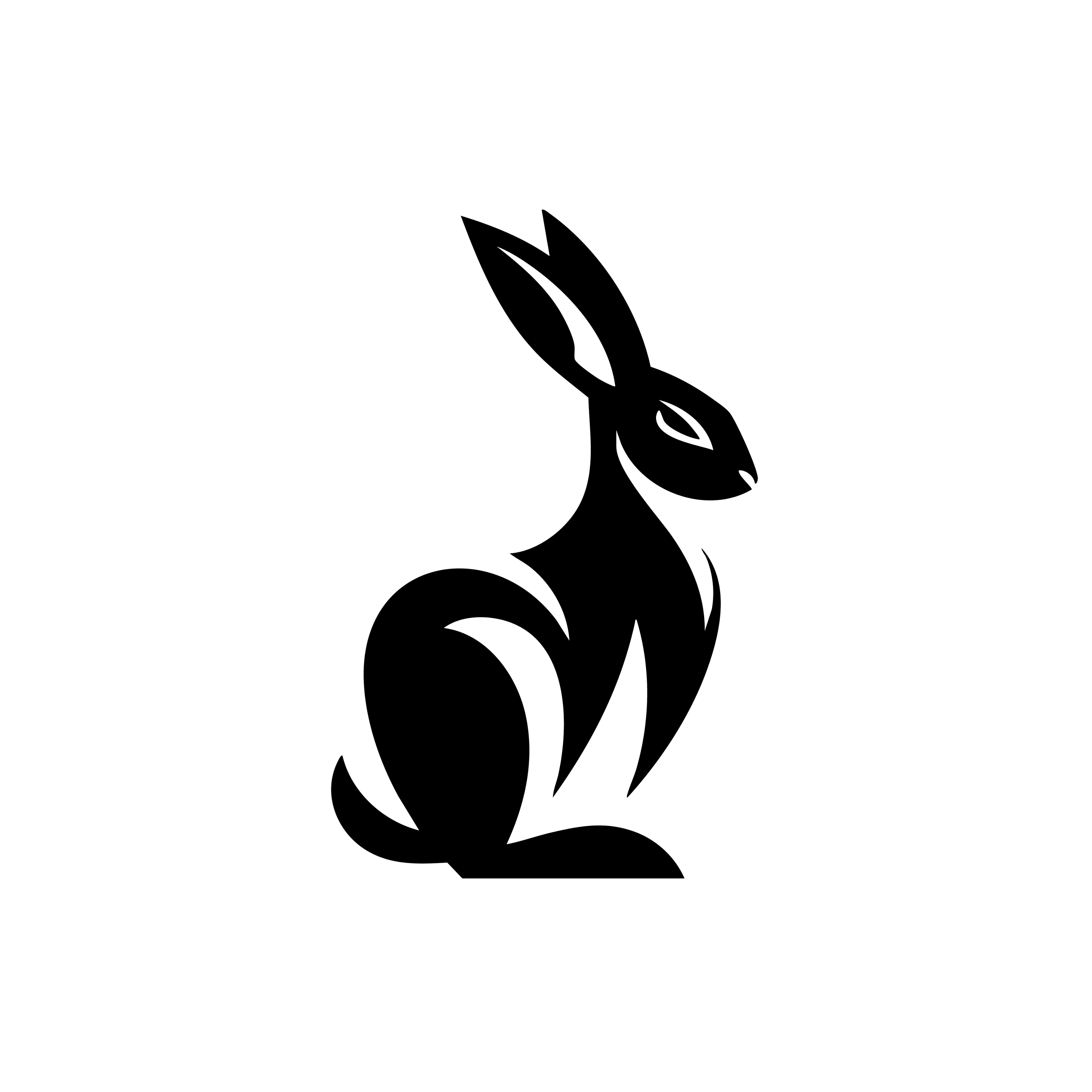 Vinyl Decal / Laptop Sticker/ Car Decal / Phone Sticker Rabbit
