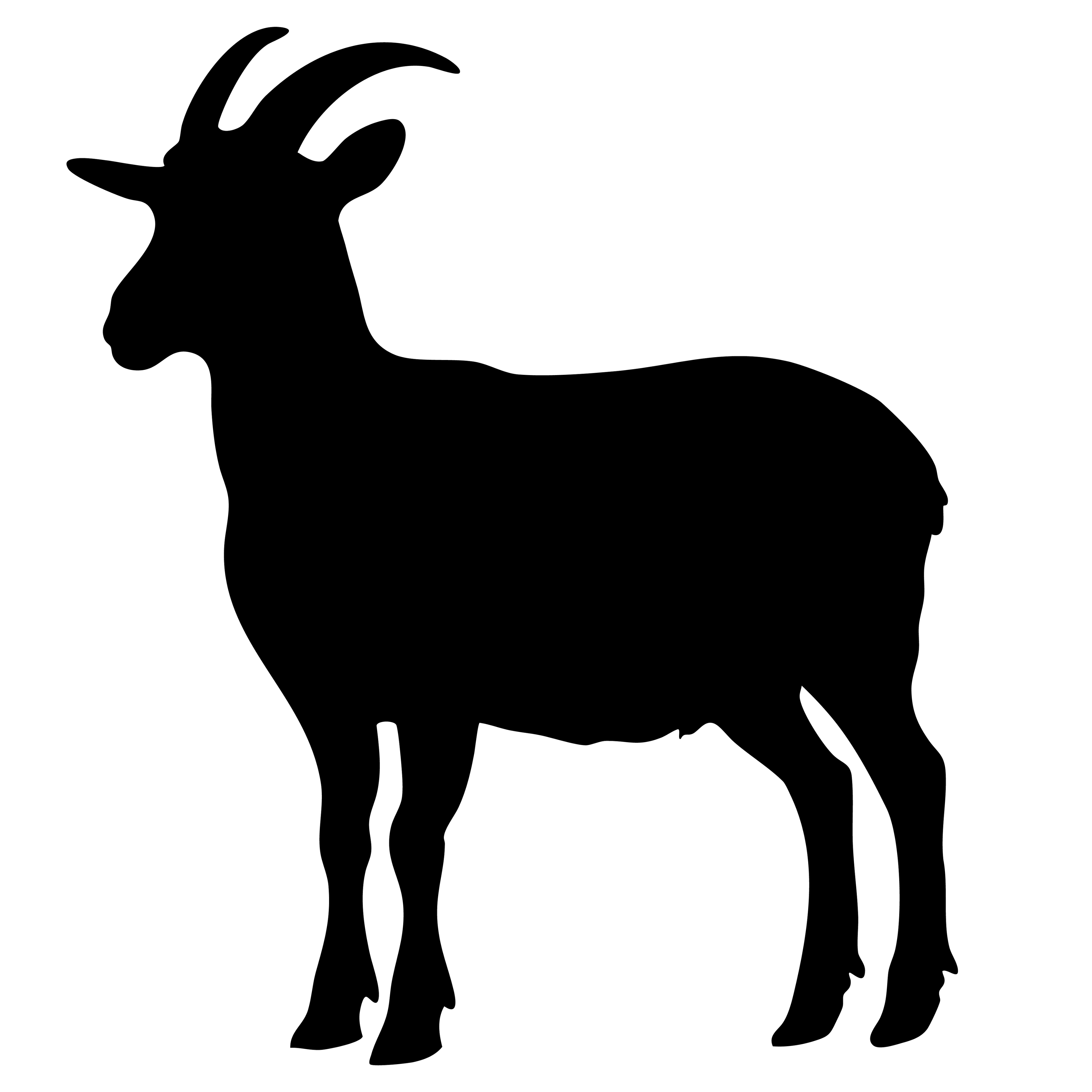 Vinyl Decal / Laptop Sticker/ Car Decal / Phone Sticker Goat