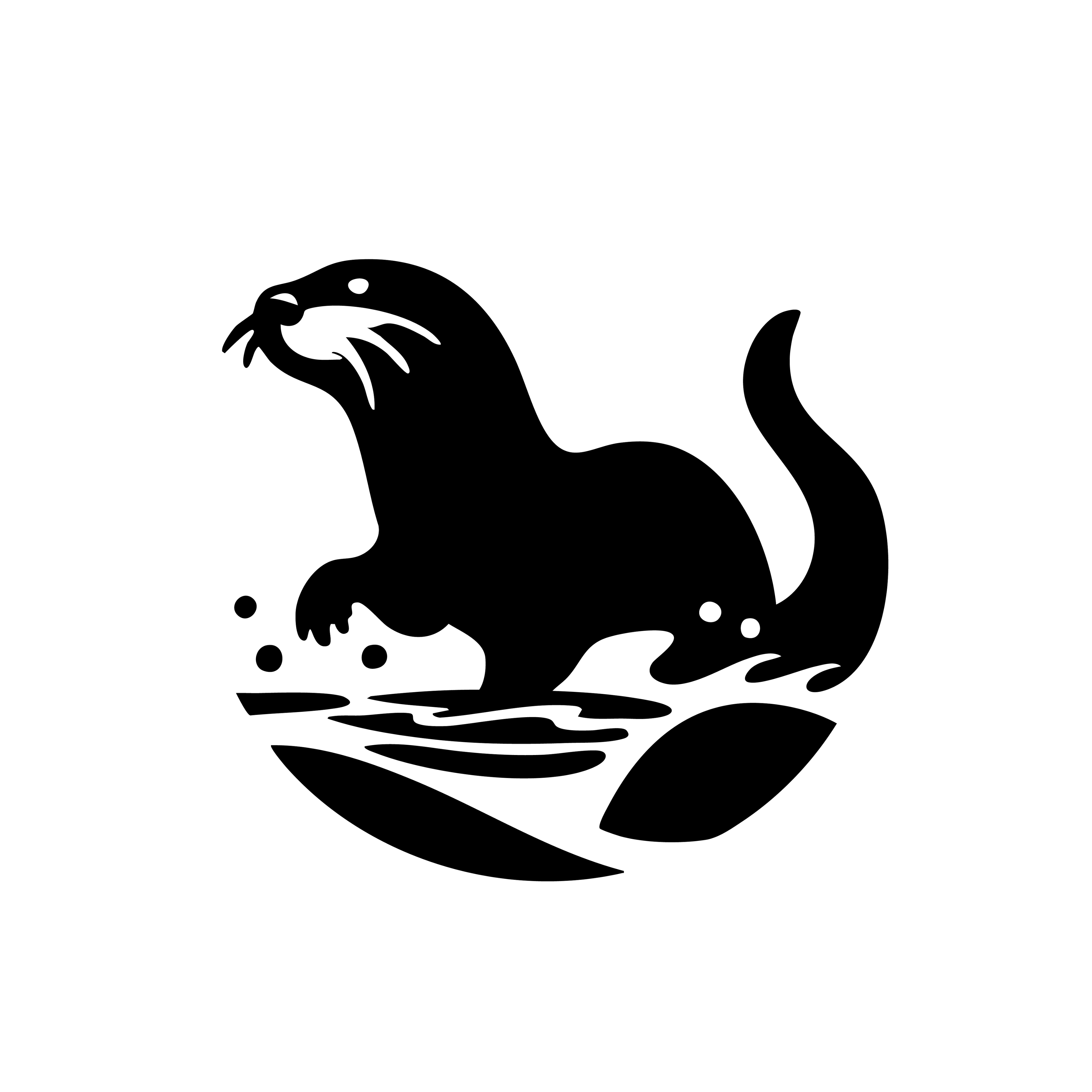 Vinyl Decal / Laptop Sticker/ Car Decal / Phone Sticker Otter