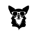 Vinyl Decal / Laptop Sticker/ Car Decal / Phone Sticker Chihuahua