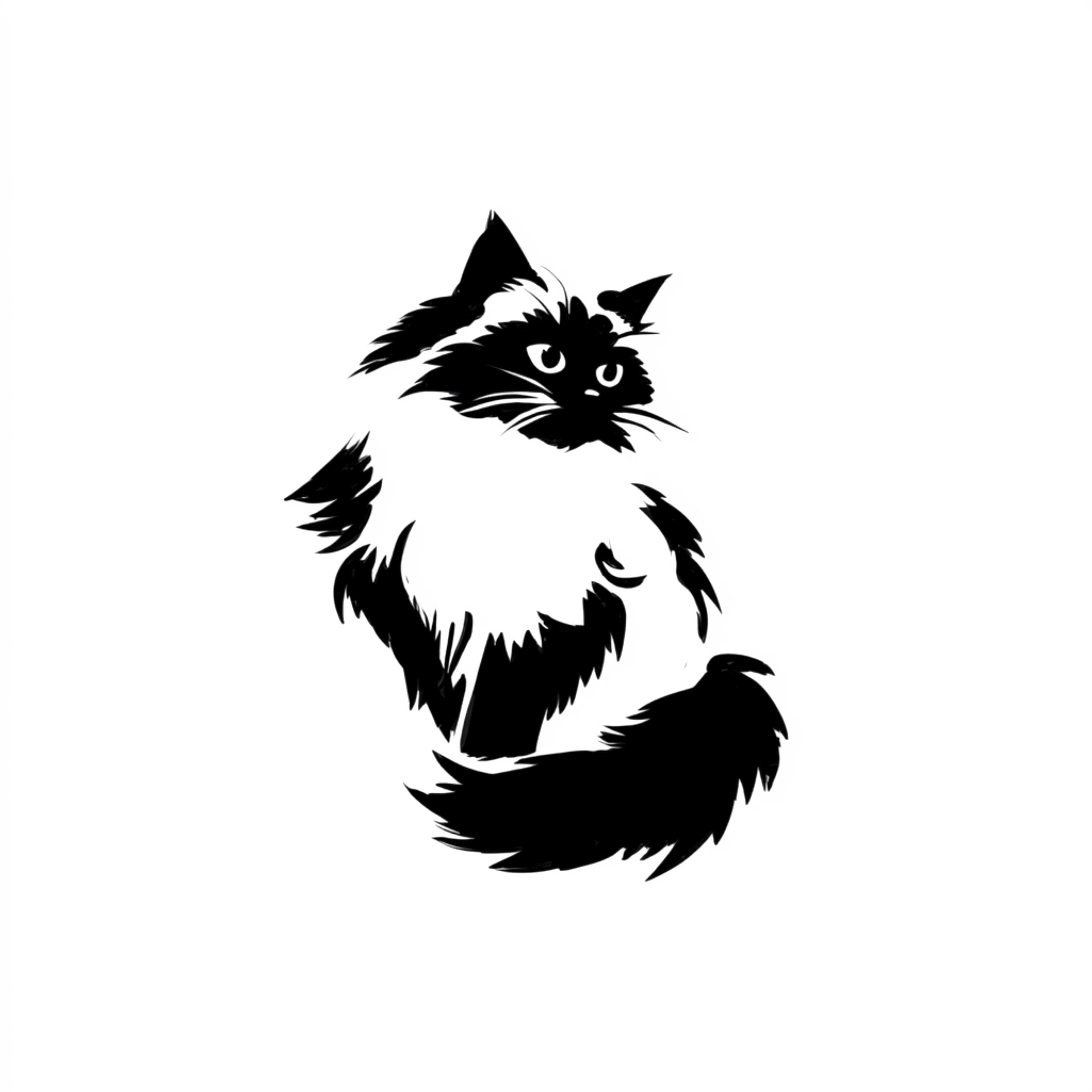 Vinyl Decal / Laptop Sticker/ Car Decal / Phone Sticker Ragdoll Cat