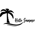 Vinyl Decal / Laptop Sticker/ Car Decal / Phone Sticker Beach Palm Trees