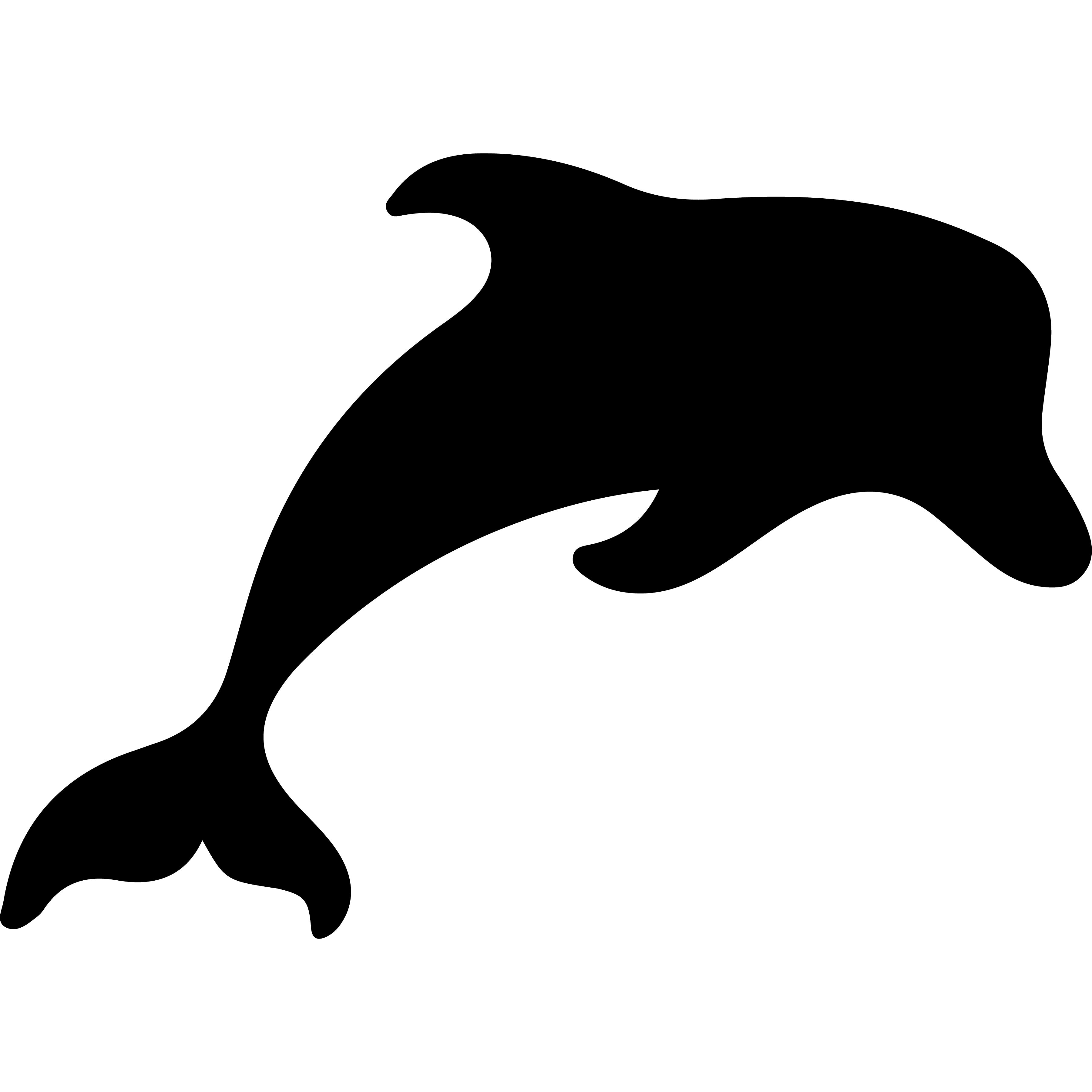 Vinyl Decal / Laptop Sticker/ Car Decal / Phone Sticker Dolphin